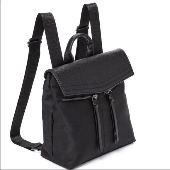 Botkier Trigger Black Mini Nylon Backpack